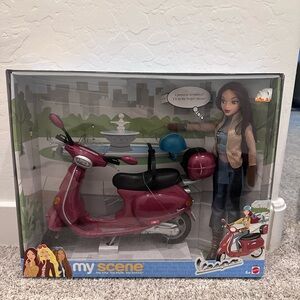 My Scene Doll with Pink Scooter